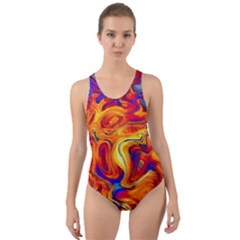 Sun & Water Cut-out Back One Piece Swimsuit by LW41021