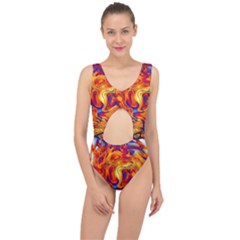 Sun & Water Center Cut Out Swimsuit by LW41021