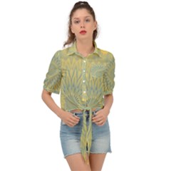 Shine On Tie Front Shirt  by LW41021