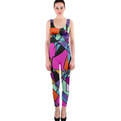 Abstract  One Piece Catsuit by LW41021