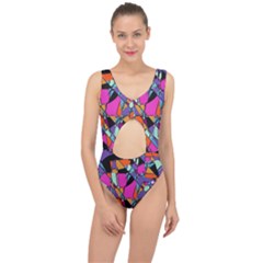 Abstract  Center Cut Out Swimsuit by LW41021