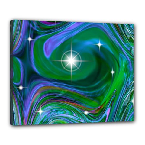 Night Sky Canvas 20  X 16  (stretched) by LW41021