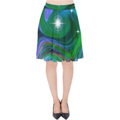 Night Sky Velvet High Waist Skirt by LW41021