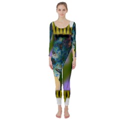 Jungle Lion Long Sleeve Catsuit by LW41021