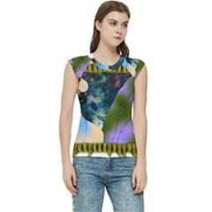 Jungle Lion Women s Raglan Cap Sleeve Tee by LW41021