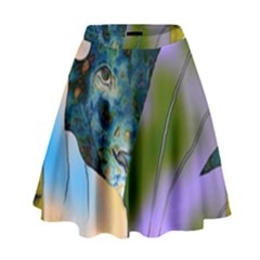 Jungle Lion High Waist Skirt by LW41021