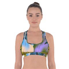 Jungle Lion Cross Back Sports Bra by LW41021