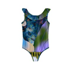 Jungle Lion Kids  Frill Swimsuit by LW41021