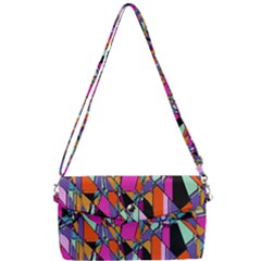 Abstract Removable Strap Clutch Bag by LW41021