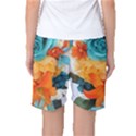 Spring Flowers Women s Basketball Shorts View2