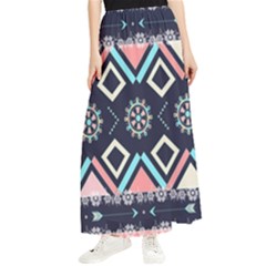 Gypsy-pattern Maxi Chiffon Skirt by PollyParadise