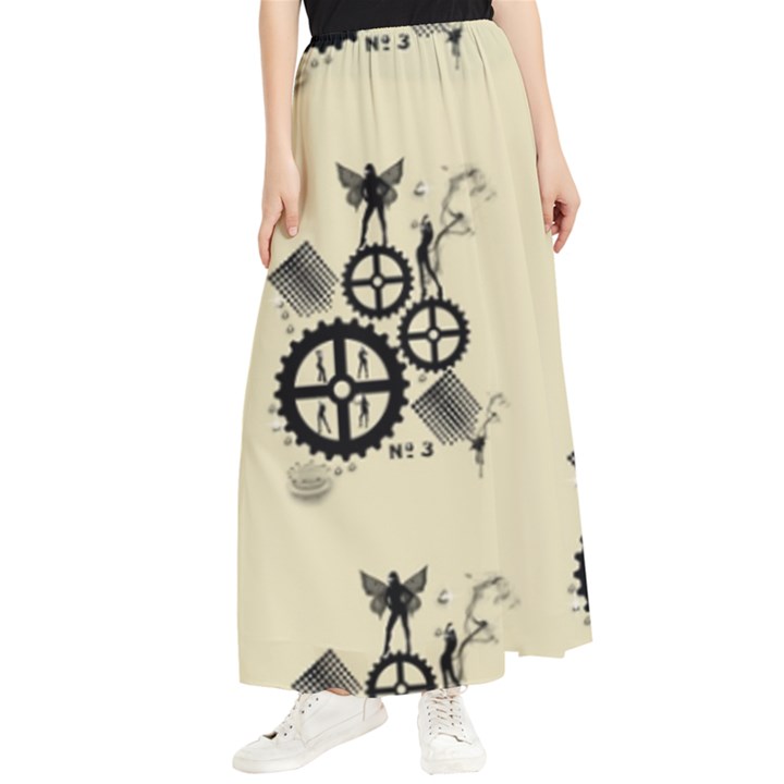 Angels Maxi Chiffon Skirt