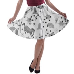 West A-line Skater Skirt by PollyParadise