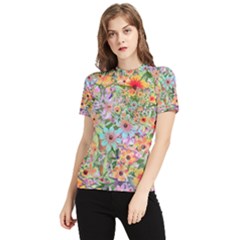 Secretgarden Women s Short Sleeve Rash Guard by PollyParadise