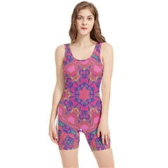 Springflower4 Women s Wrestling Singlet by LW323