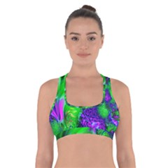 Feathery Winds Cross Back Sports Bra by LW323