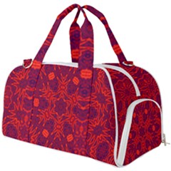 Red Rose Burner Gym Duffel Bag by LW323