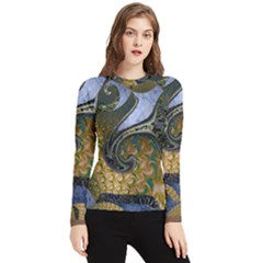 Ancient Seas Women s Long Sleeve Rash Guard by LW323