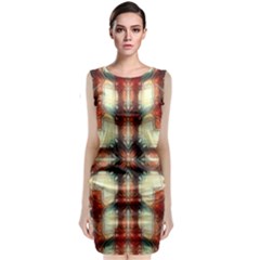 Royal Plaid Sleeveless Velvet Midi Dress by LW323