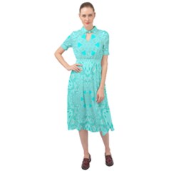 Sky Angel Keyhole Neckline Chiffon Dress by LW323