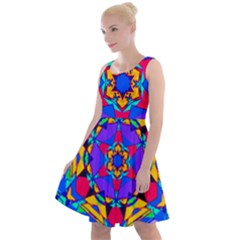 Fairground Knee Length Skater Dress by LW323