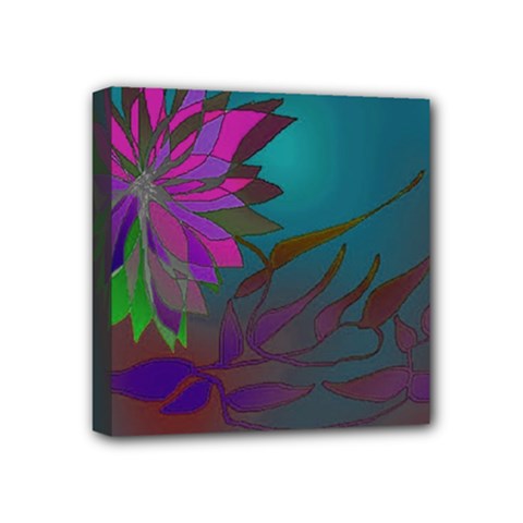 Evening Bloom Mini Canvas 4  X 4  (stretched) by LW323