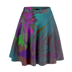 Evening Bloom High Waist Skirt by LW323