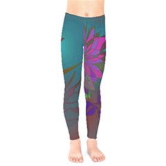 Evening Bloom Kids  Leggings by LW323