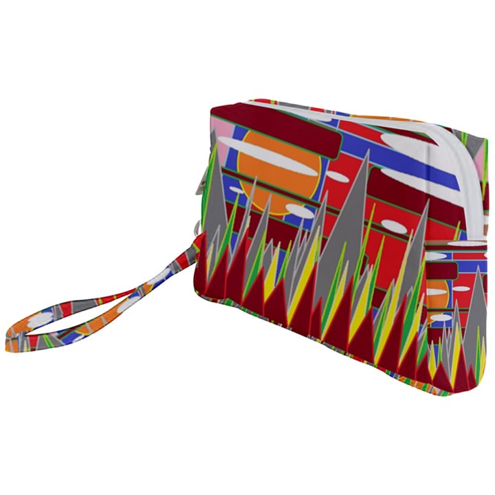 Forrest Sunset Wristlet Pouch Bag (Small)