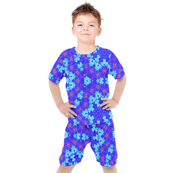 Blueberry Kids  Tee and Shorts Set