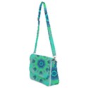 Blue green  Twist Shoulder Bag with Back Zipper View2