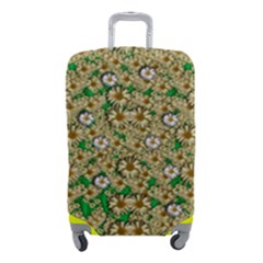 Florals In The Green Season In Perfect  Ornate Calm Harmony Luggage Cover (small) by pepitasart