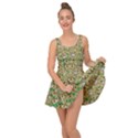 Florals In The Green Season In Perfect  Ornate Calm Harmony Inside Out Casual Dress View1