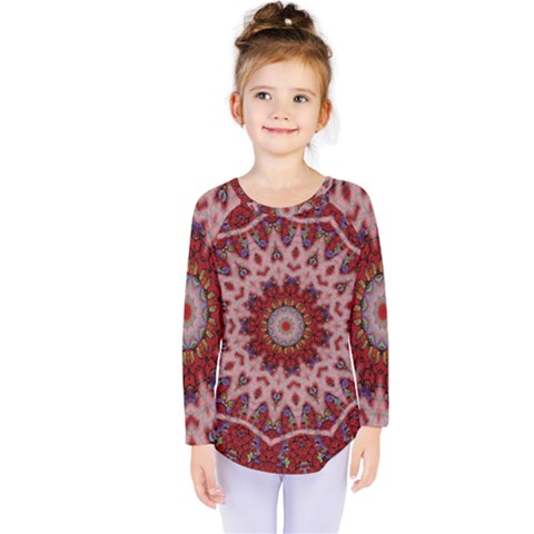 Redyarn Kids  Long Sleeve Tee by LW323