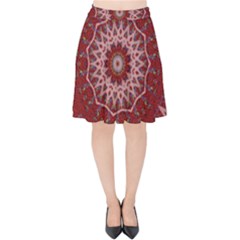 Redyarn Velvet High Waist Skirt by LW323