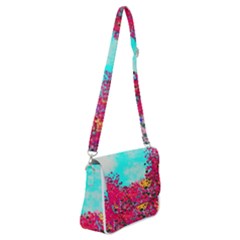 Flowers Shoulder Bag With Back Zipper by LW323