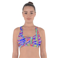 Vibrant-vases Cross Back Sports Bra by LW323