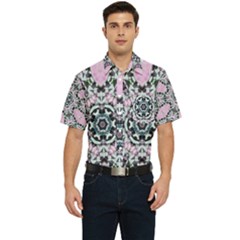 Lacygem-2 Men s Short Sleeve Pocket Shirt  by LW323