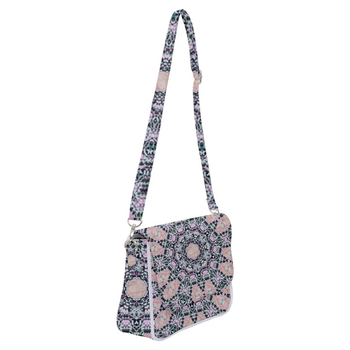 Gem Shoulder Bag with Back Zipper