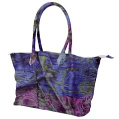 Warp And Weft Canvas Shoulder Bag by kaleidomarblingart