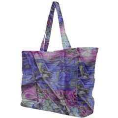 Warp And Weft Simple Shoulder Bag by kaleidomarblingart