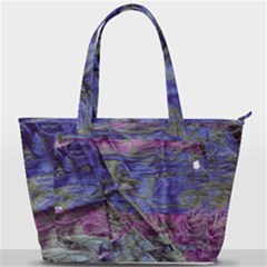 Warp And Weft Back Pocket Shoulder Bag  by kaleidomarblingart