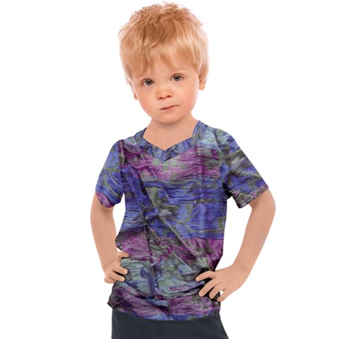 Warp And Weft Kids  Sports Tee by kaleidomarblingart