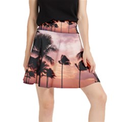 Palm Trees Waistband Skirt by LW323