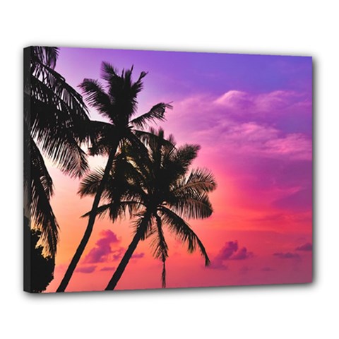 Ocean Paradise Canvas 20  X 16  (stretched) by LW323