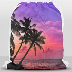 Ocean Paradise Drawstring Bag (large) by LW323