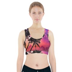 Ocean Paradise Sports Bra With Pocket by LW323