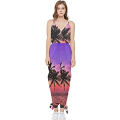 Ocean Paradise Sleeveless Tie Ankle Jumpsuit by LW323