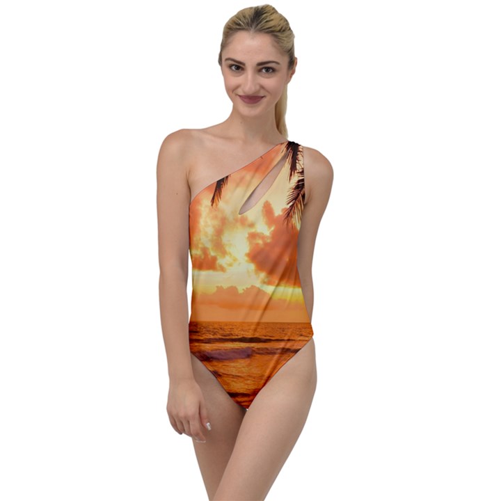 Sunset Beauty To One Side Swimsuit