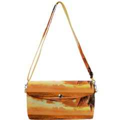 Sunset Beauty Removable Strap Clutch Bag by LW323